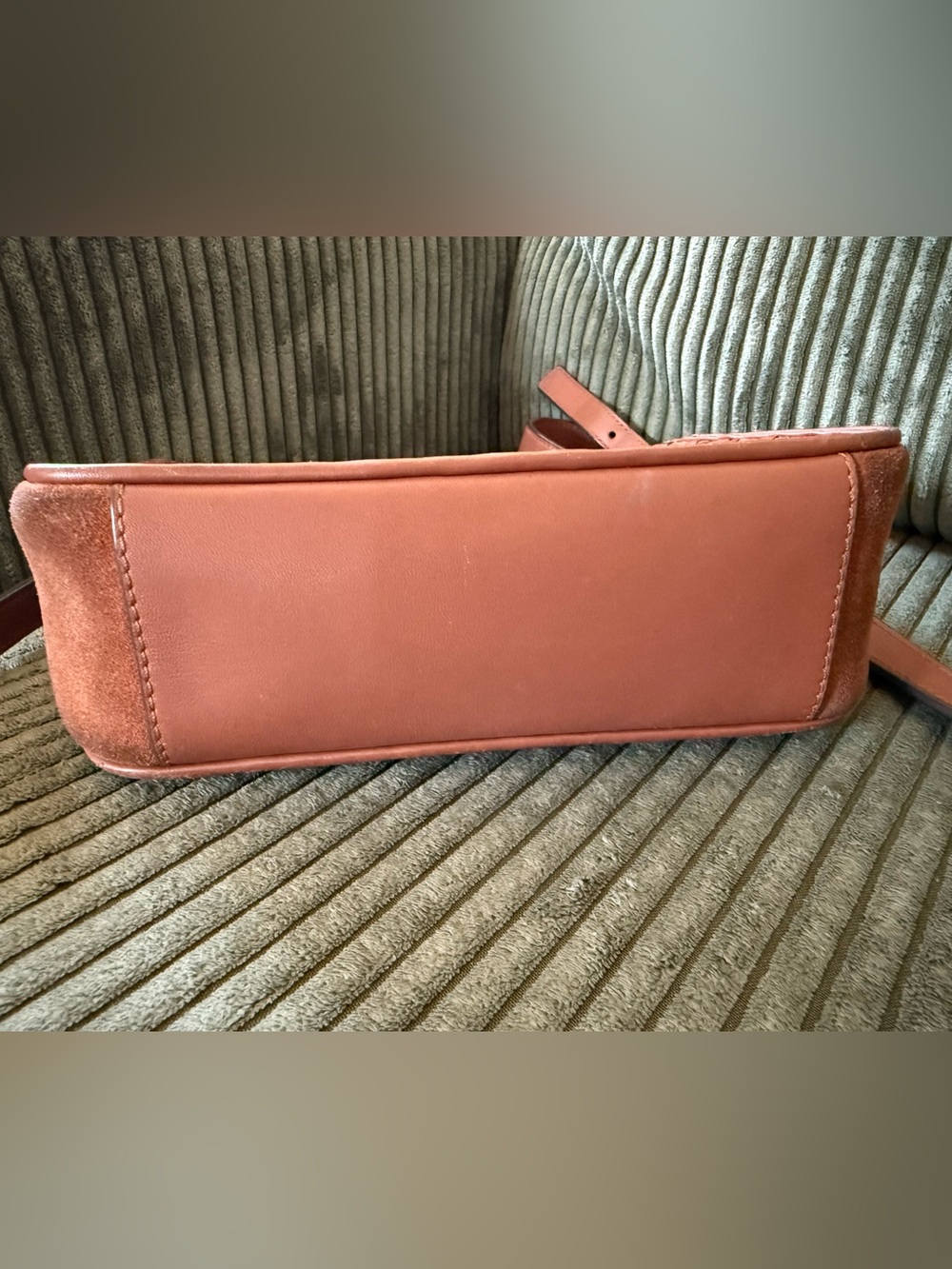Tory Burch Woven Leather Crossbody Bag in Chestnut Brown | GUC - Picture 8 of 15